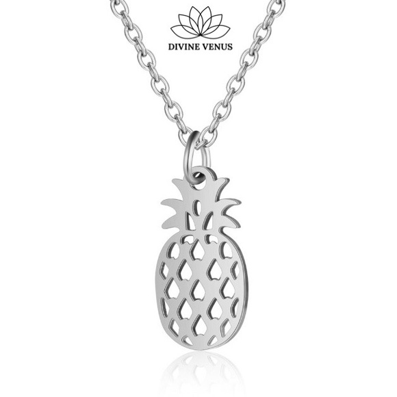 DIVINE VENUS Jewelry - Pineapple Necklace 🍍 Stainless Steel